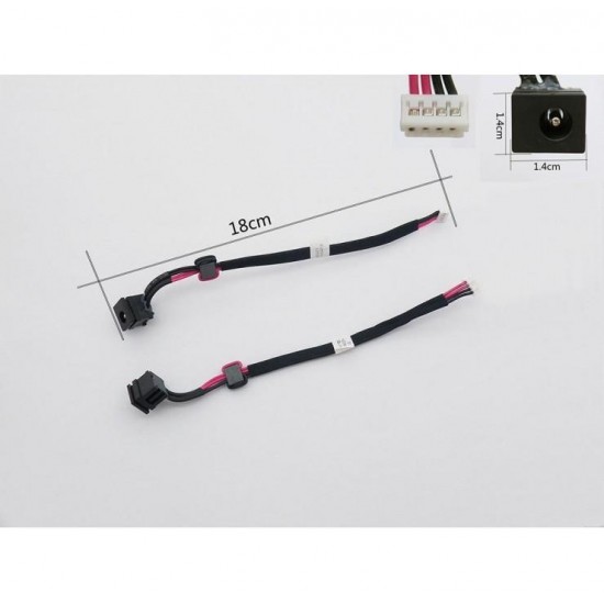CONECTOR DE CORRIENTE CON CABLE | TOSHIBA SATELLITE A200 TOSHIBA 00656